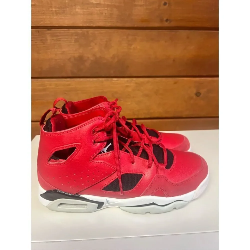 Nike  Air Jordan Flight Club 91 'Gym Red' 555472-600.Kids Sz 5Y